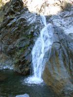 Le bas de la chute avant que le torrent devienne plus calme