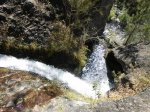 La dernière chute avant la remontée vue du dessus