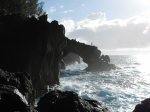 Superbe arche naturelle, régulière mais difficile à photographier.