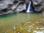 Bassin de la dernière cascade 300 m en amont de la RA