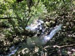 Deux petites chutes en amont du point de retour