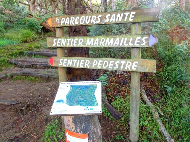 Les panneaux explicatifs ont vieilli ou sont détériorés