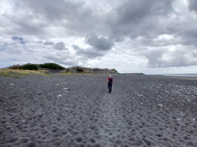 On trouve aussi des cairns même s'il est impossible de s'égarer