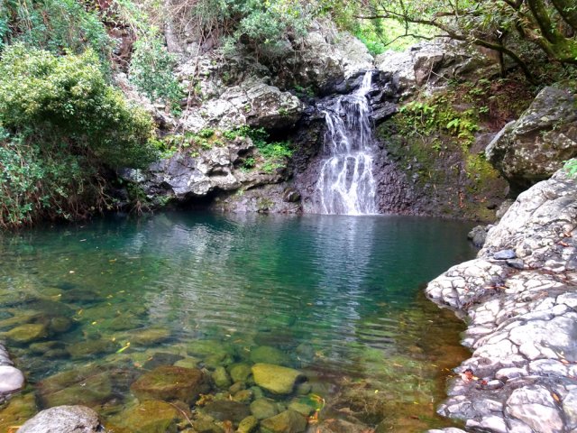 Nouvelle cascade au Bassin Franck, agréable pour la baignade