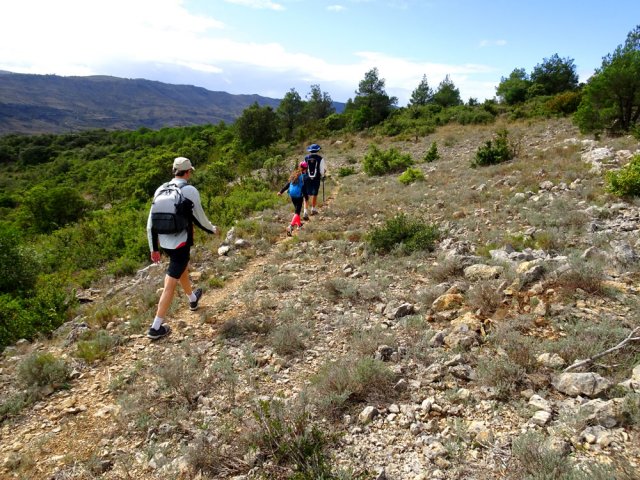 La fin de la boucle sur sentier est très facile et reposante