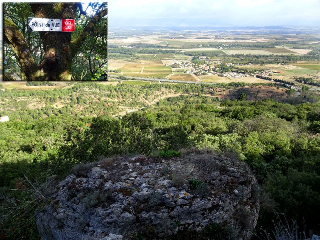 Ne pas manquer le beau point de vue à 20 m du sentier
