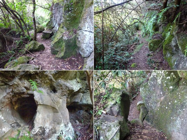 On traverse souvent de belles zones rocheuses