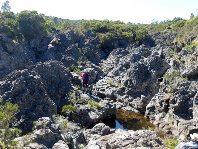 Remontée lente mais facile durant toute la randonnée