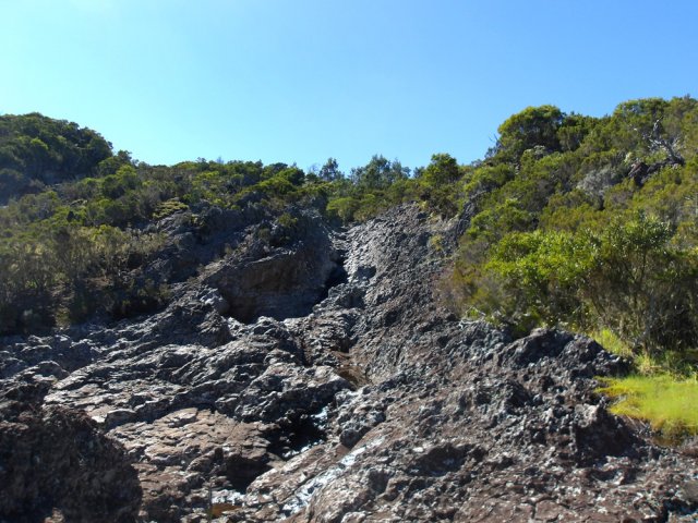 Une forte pente approche mais se passera sans problème