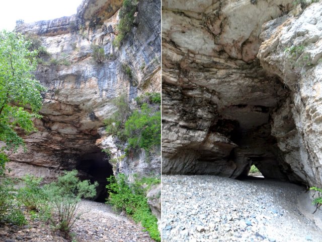 L'entrée et le tunnel de Pont Petit