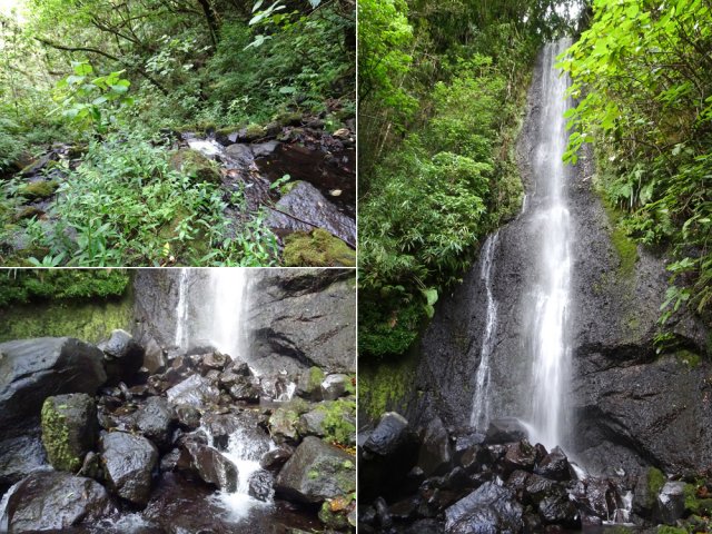 Courte halte pour voir la dernière cascade d'un petit affluent